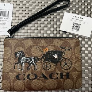 Coach Halloween wristlet